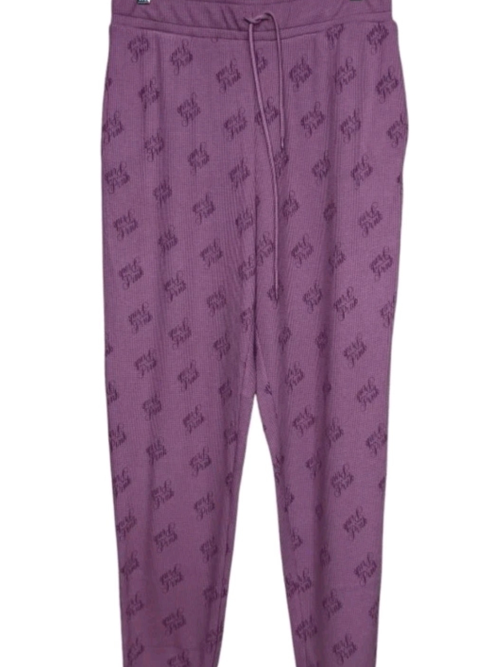 NWT Victoria's Secret "Pink" Logo Knit Joggers - Pink Color